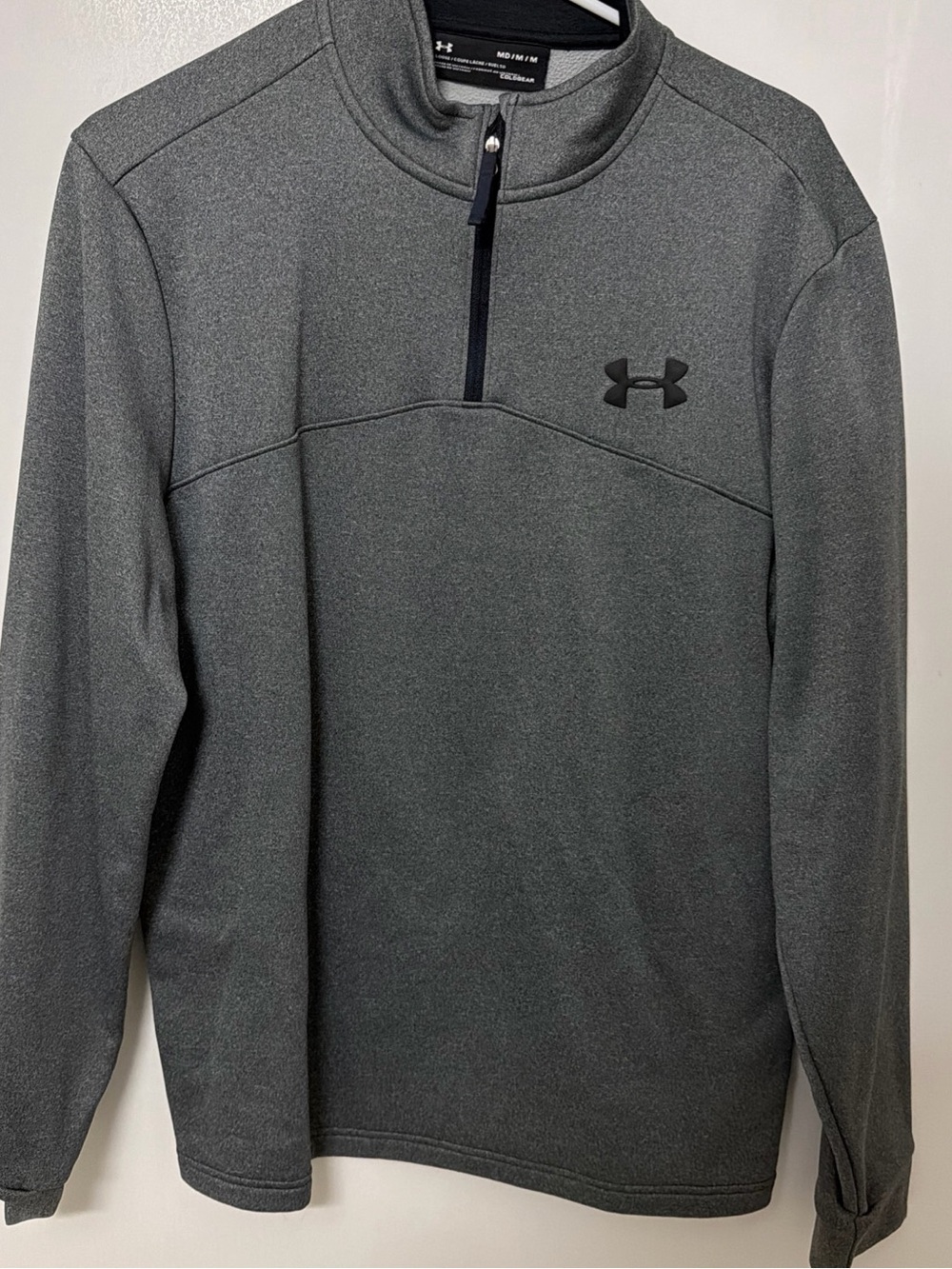 Under Armour Dark Gray Quarter-Zip Performance Pullover